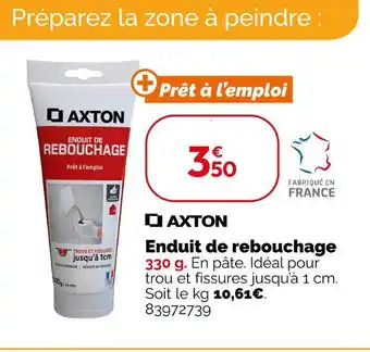 Weldom AXTON Enduit de rebouchage offre