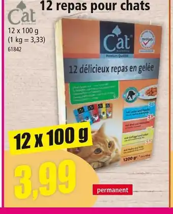 Norma CAT 12 repas pour chats offre