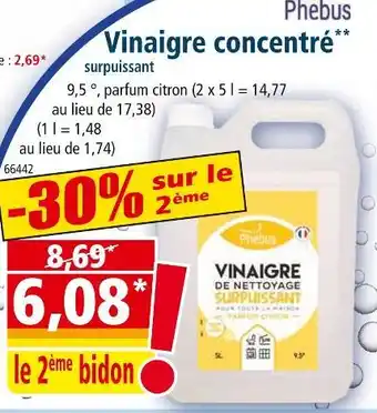 Norma PHEBUS Vinaigre concentré offre