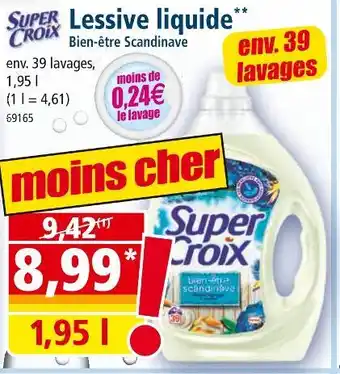 Norma SUPER CROIX Lessive liquide offre