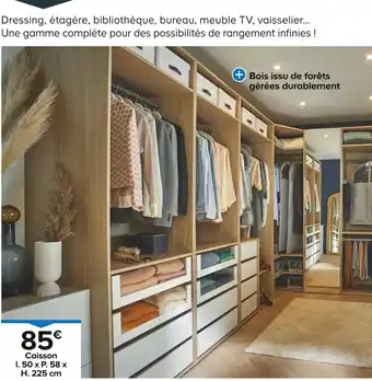 Castorama GoodHome Caisson l. 50 x P. 58 x H. 225 cm offre