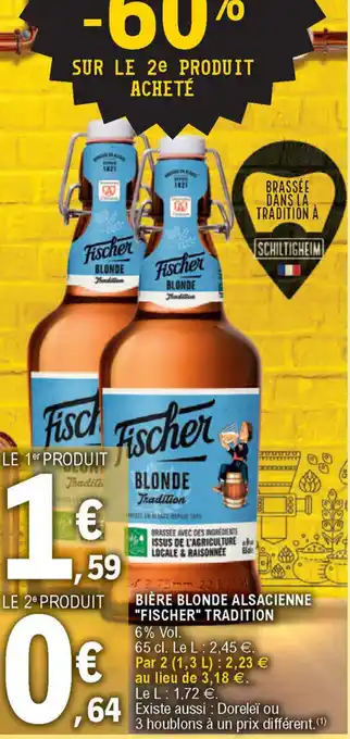 E.Leclerc Bière Blonde Alsacienne offre