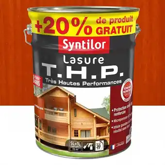 Bricomarché Lasure SYNTILOR Thp 8 ans chêne doré satiné 6 l offre