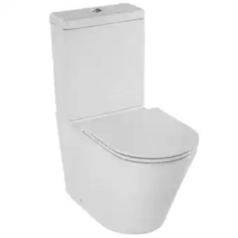 Bricomarché WC à poser sans bride JACOB DELAFON Rodin+ sortie vario avec abattant offre