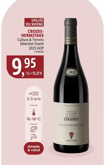 Lidl Culture & Terroirs CROZES- HERMITAGE 2022 AOP offre