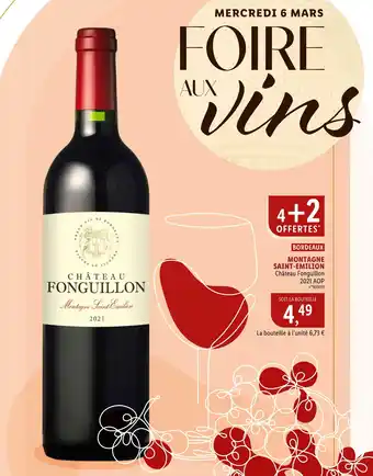 Lidl Château Fonguillon MONTAGNE SAINT-EMILION offre