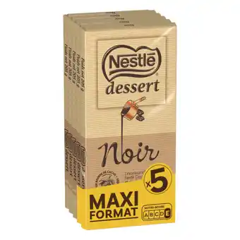 NESTLÉ DESSERT Tablettes de chocolat noir Maxi Format