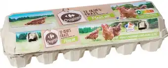 Carrefour CARREFOUR ORIGINAL Œufs de poules élevées en Plein Air offre