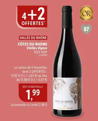 Lidl CÔTES DU RHÔNE offre
