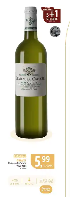 Lidl Château de Carolle GRAVES offre