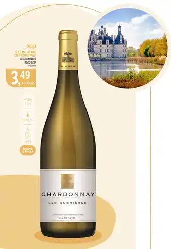 Lidl Les Aubrières VAL DE LOIRE CHARDONNAY offre