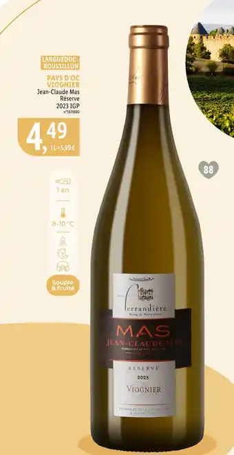 Lidl Jean-Claude Mas PAYS D’OC VIOGNIER offre