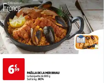 Auchan PAËLLA DE LA MER BRIAU offre