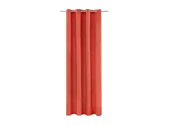 Weldom Rideau tamisant en coton, INSPIRE Sunny, l.140 x H.280 cm, orange offre