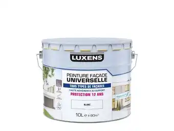 Weldom Peinture facade universelle LUXENS, 10 litres, blanc offre