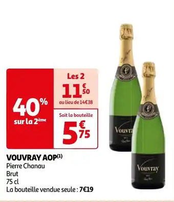 Auchan VOUVRAY AOP(¹) offre