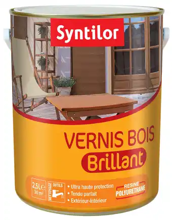 Castorama Vernis extérieur BSC Incolore Brillant Syntilor - 2.5 L offre