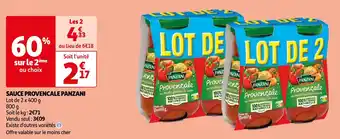 Auchan SAUCE PROVENCALE PANZANI offre