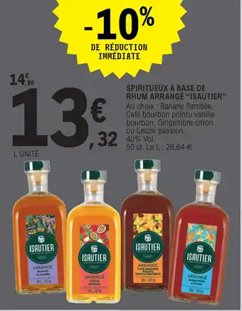 E.Leclerc Spiritueux à Base de Rhum arrange offre