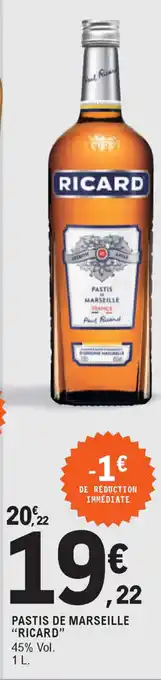 E.Leclerc Pastis de Marseille offre