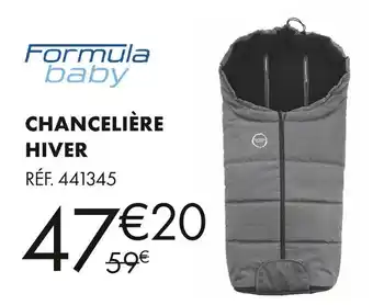 Aubert FORMULA BABY CHANCELIÈRE HIVER offre