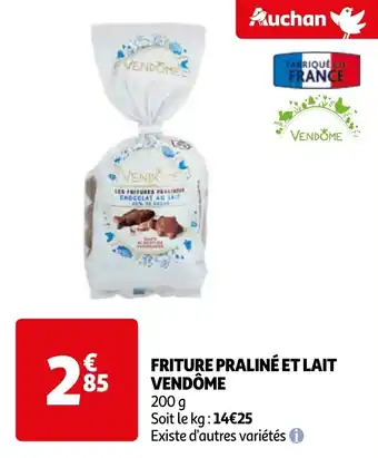 Auchan FRITURE PRALINÉ ET LAIT VENDOME offre