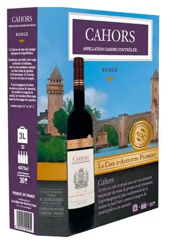 Carrefour Market LA CAVE D'AUGUSTIN FLORENT A.O.P. Cahors offre