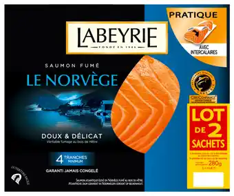 Carrefour Market LABEYRIE Saumon fumé Le Norvège Offre spéciale offre