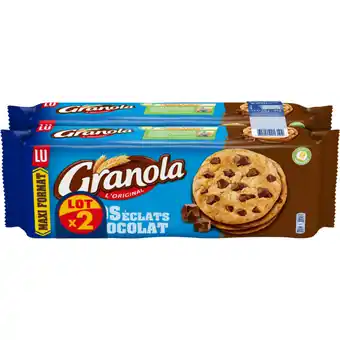 Carrefour Market LU Granola Cookies Gros éclats de chocolat offre
