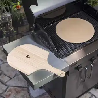 Jardiland Pierre à pizza + Planche en bois offre