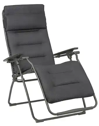 Jardiland Lafuma - Fauteuil relax Futura Be comfort Dark grey offre