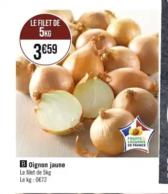 Casino Supermarchés Oignon jaune offre
