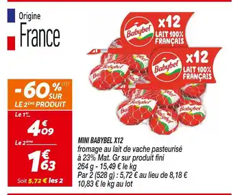 Netto BABYBEL MINI BABYBEL X12 offre