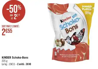 Géant Casino KINDER Schoko-Bons offre
