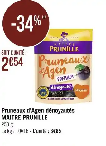 MAITRE PRUNILLE Pruneaux d’Agen dénoyautés