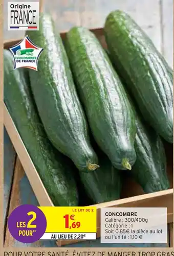 Intermarché CONCOMBRE offre