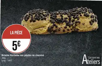 Casino Supermarchés Brioche feuilletée aux pépites de chocolat offre