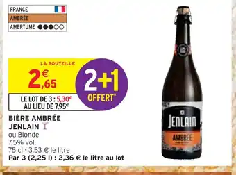 Intermarché JENLAIN BIÈRE AMBRÉE offre