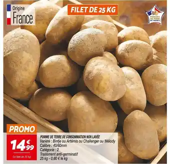 Netto POMME DE TERRE DE CONSOMMATION NON LAVÉE offre