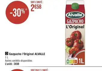 Géant Casino ALVALLE Gazpacho l’Original offre