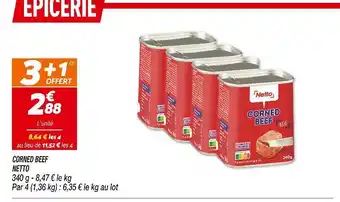 Netto NETTO CORNED BEEF offre