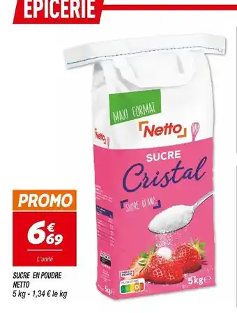Netto NETTO SUCRE EN POUDRE offre