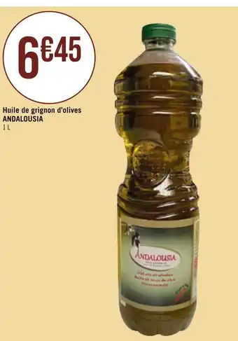 Casino Supermarchés ANDALOUSIA Huile de grignon d’olives offre