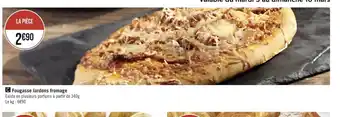 Géant Casino Fougasse lardons fromage offre