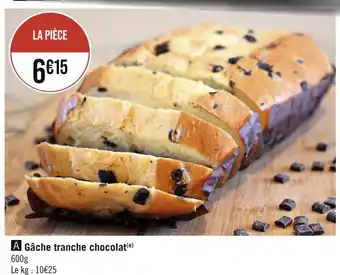 Gâche tranche chocolat