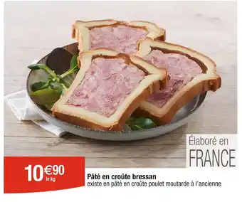 Cora x Carrefour Pâté en croûte bressan offre