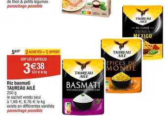 Cora x Carrefour TAUREAU AILÉ Riz basmati offre