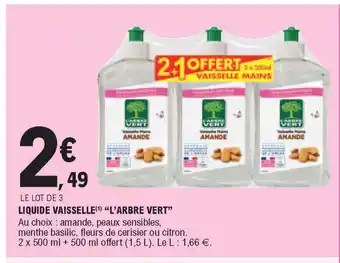 E.Leclerc Liquide Vaisselle "L'arbre Vert" offre