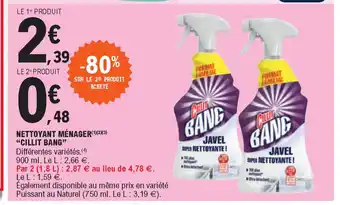 E.Leclerc Nettoyant Ménager "Cillit Bang" offre