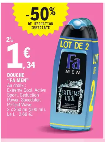 E.Leclerc Douche "Fa Men" offre